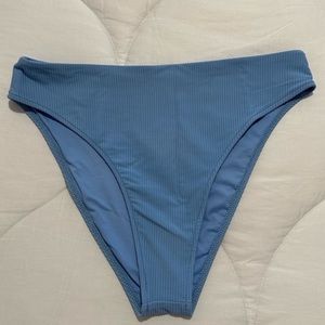 Frankie’s Bikinis Ribbed High Waist Bikini Bottom